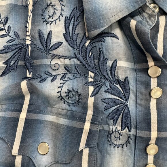 Panhandle Slim Brooks & Dunn Women's Pearl Snap Western Shirt I36 - Picture 2 of 5